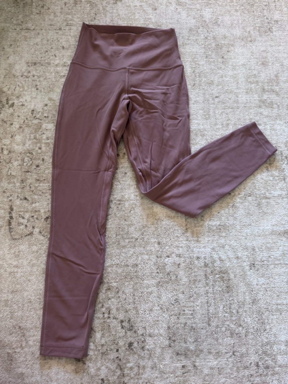 High-Waist Mauve Active Leggings